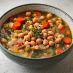  תבשיל גרגירי חומוס עם ירקות